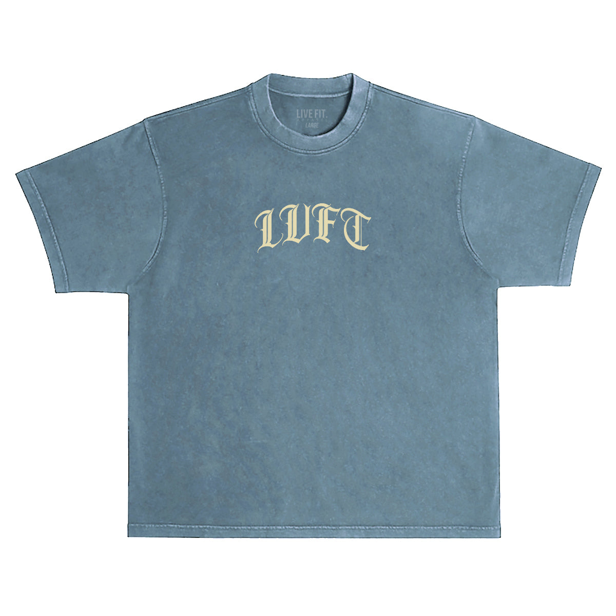 Gotham Oversized Tee - Blue / Cream