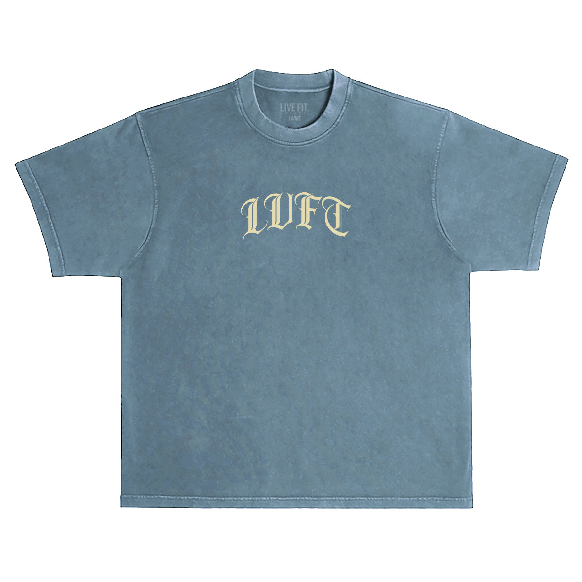Gotham Oversized Tee - Blue / Cream - Live Fit. Apparel | Sport-T-Shirts
