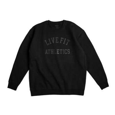 Livefit Athletics Crewneck - Black