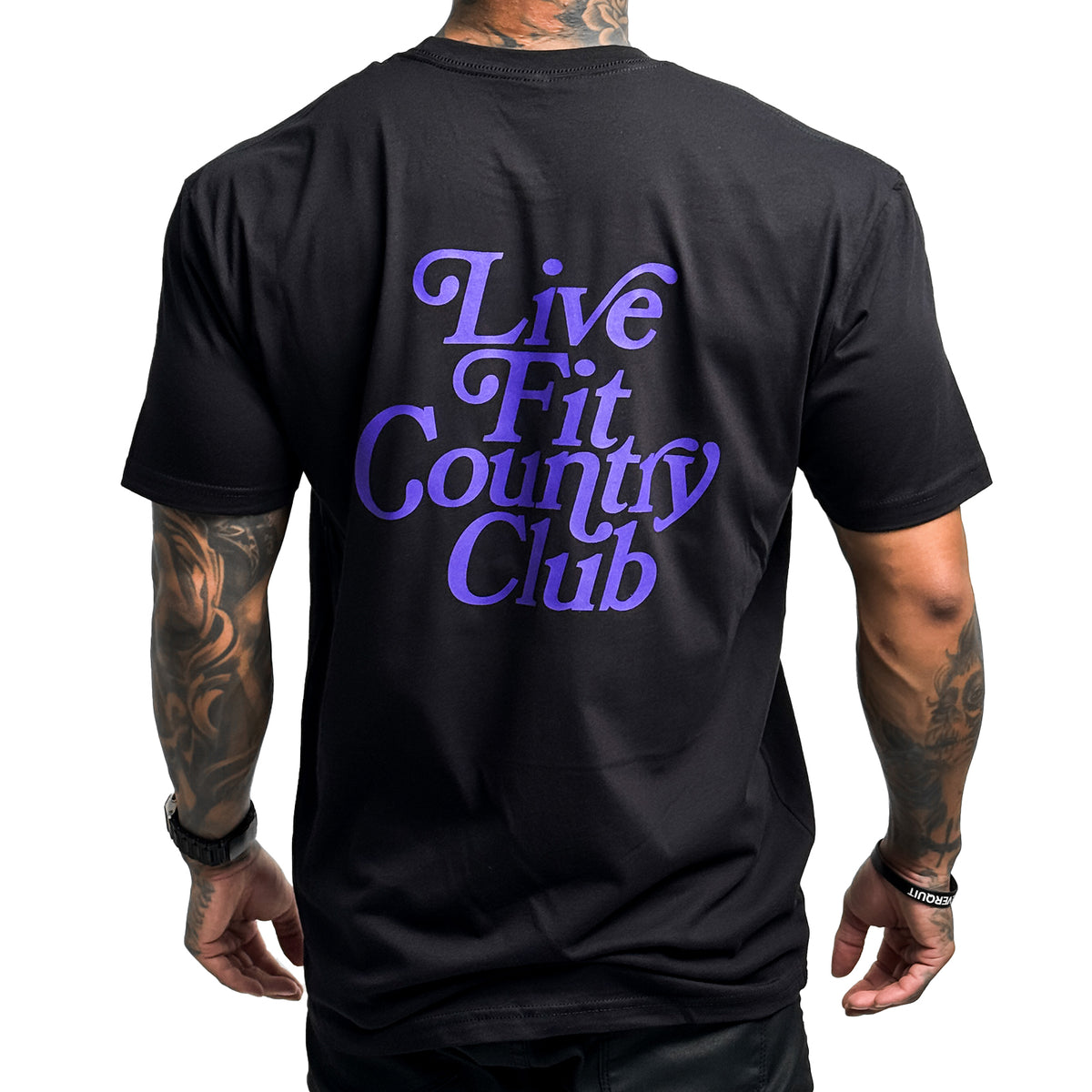 Country Club Tee - Black Purple