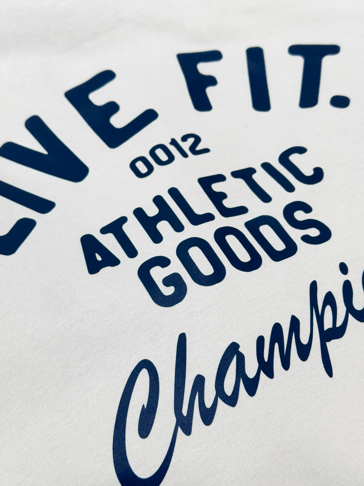 Athletic Goods Tee - Sand / Navy
