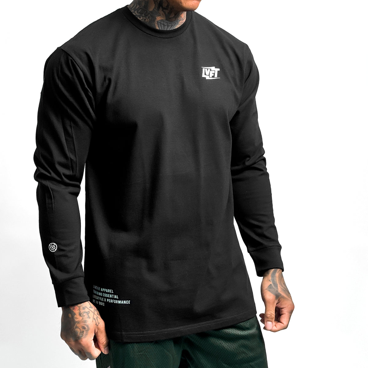 Shockwave Long Sleeve Tee - Black