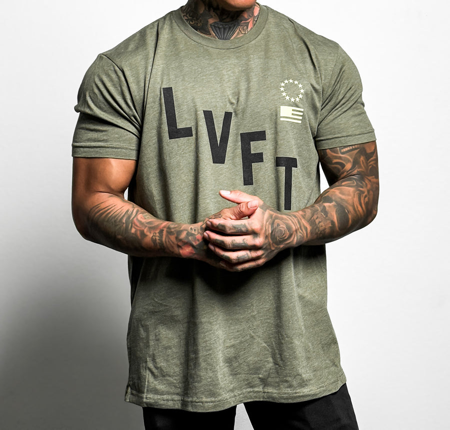 Base Camp Tee - Heather Olive