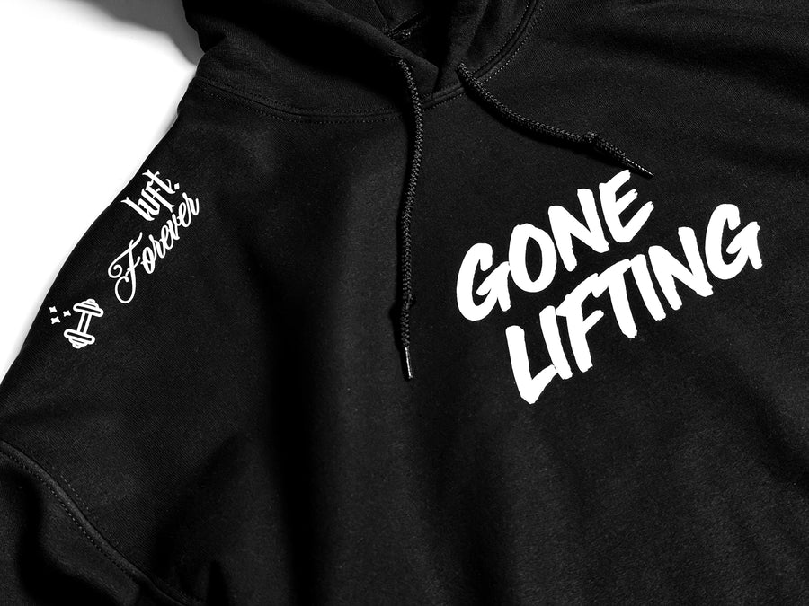 Gone Lifting Hoodies - Black