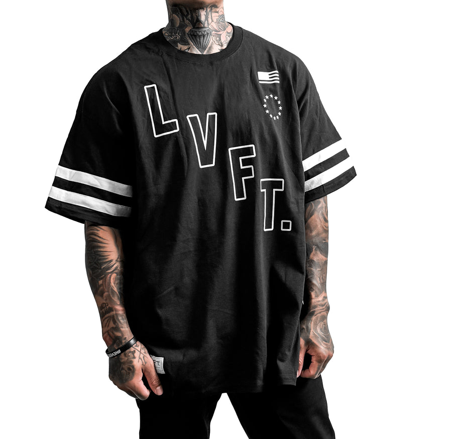 All Star Jersey Tee - Black / White