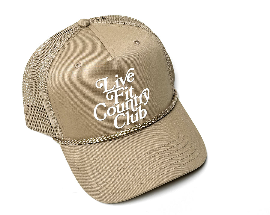 Live Fit. Country Club Trucker - Khaki