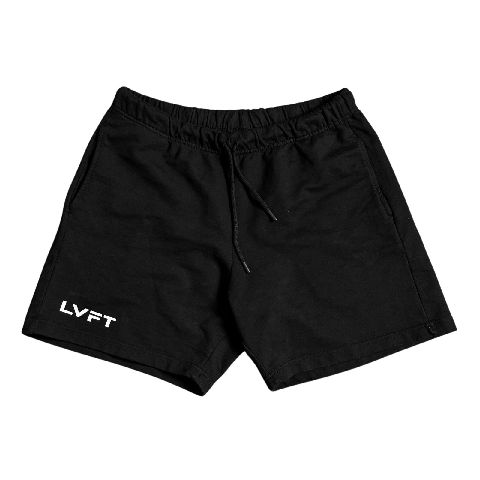 Slate Zane French Terry Shorts - Black