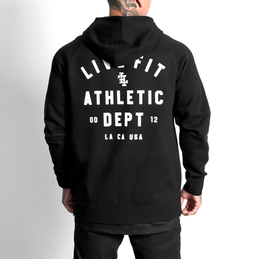 Athletic Dept. Zip-Up Hoodie - Black