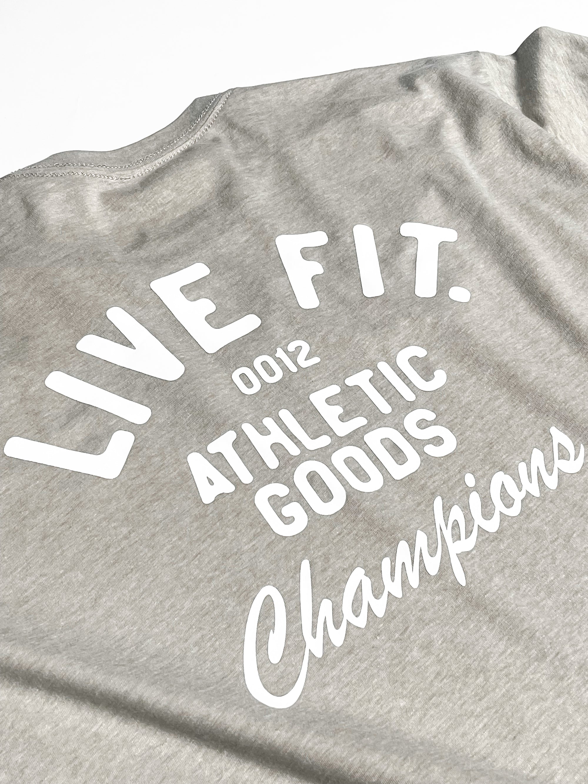 Athletic Goods Tee - Black, Live Fit Apparel