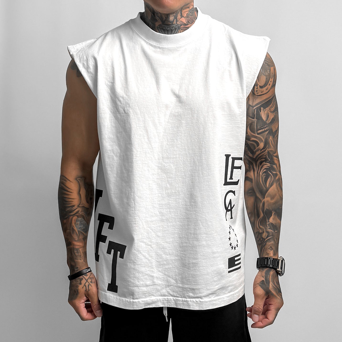 Icon Muscle Tank - White