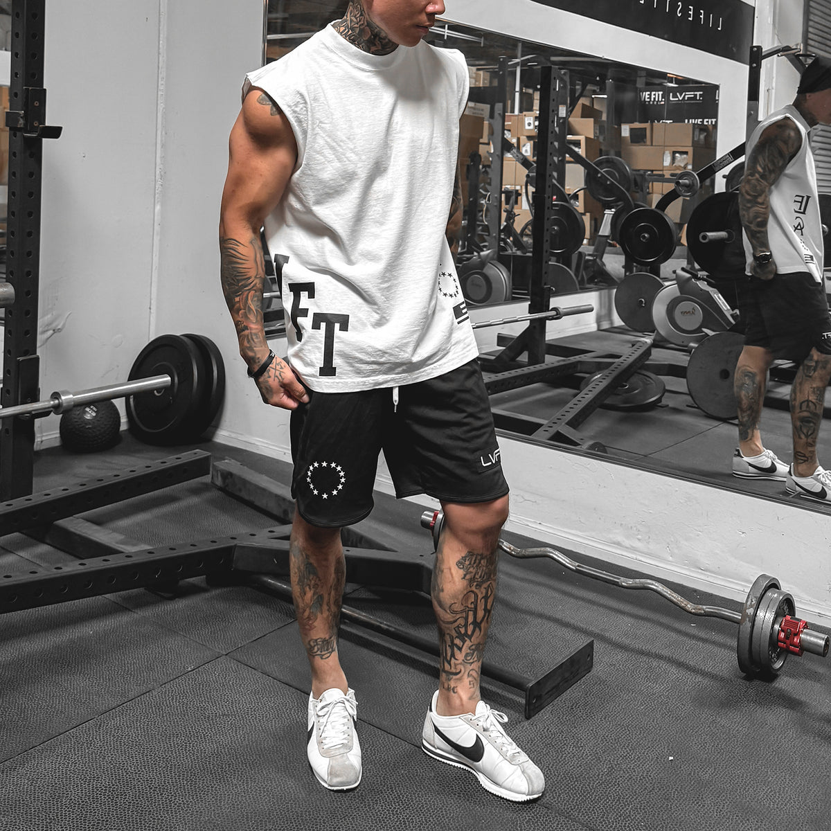 Icon Muscle Tank - White