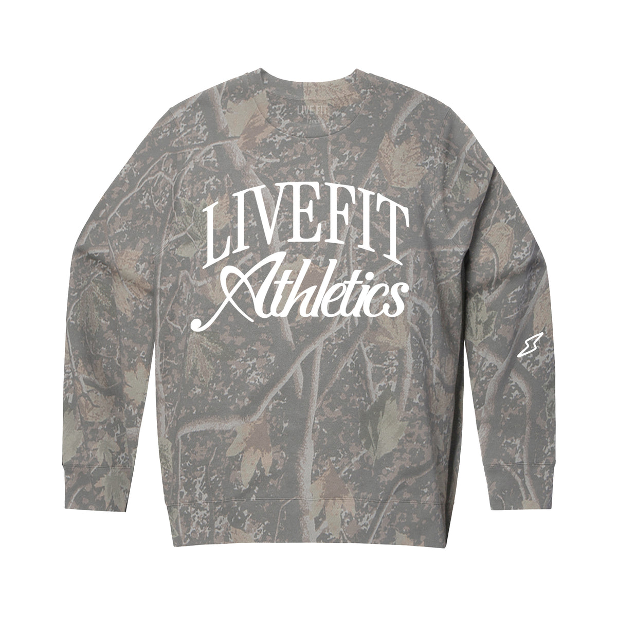 Ignite Crewneck Sweater - Light Deadwood Tree Camo