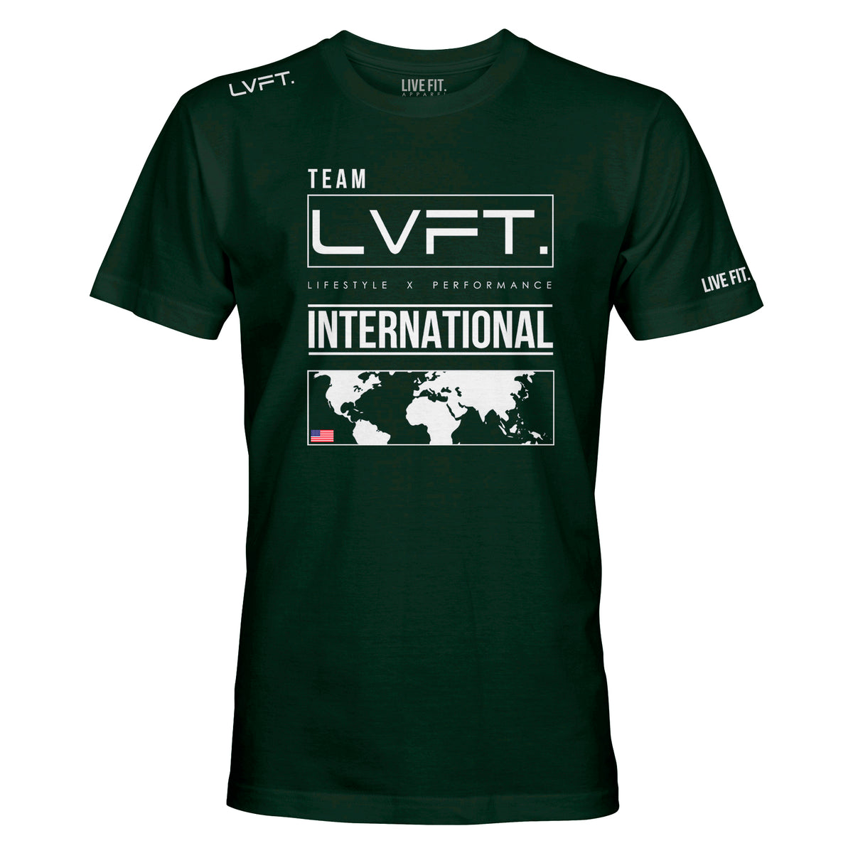 International Tee - Forest Green