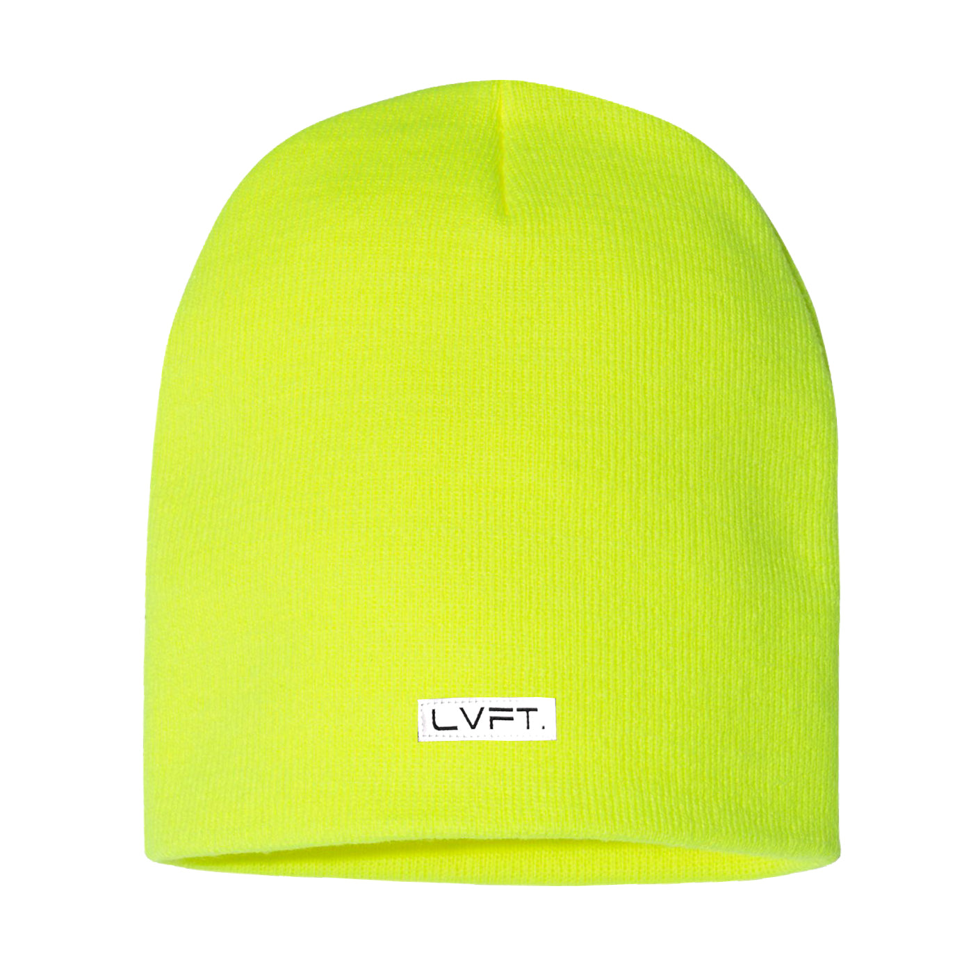 LVFT Skull Beanie - Neon Yellow