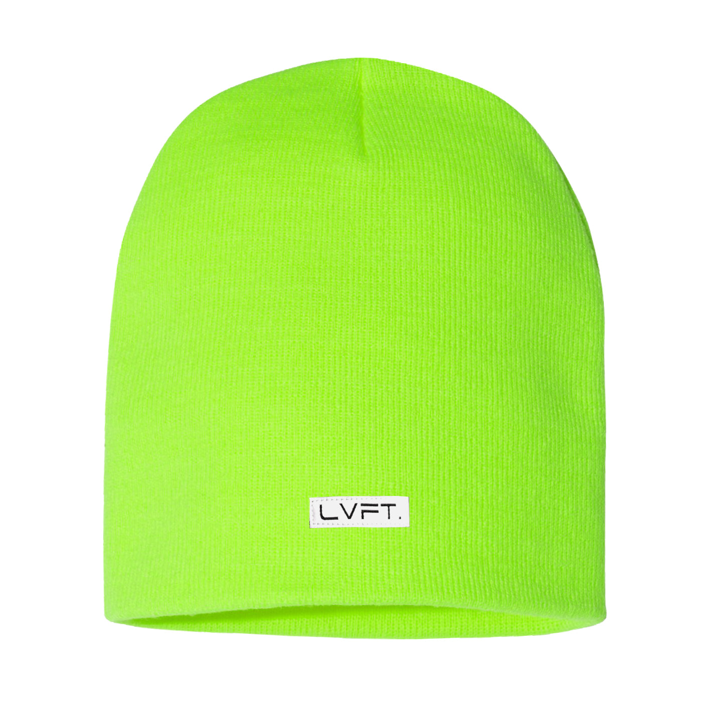 LVFT Skull Beanie - Neon Green