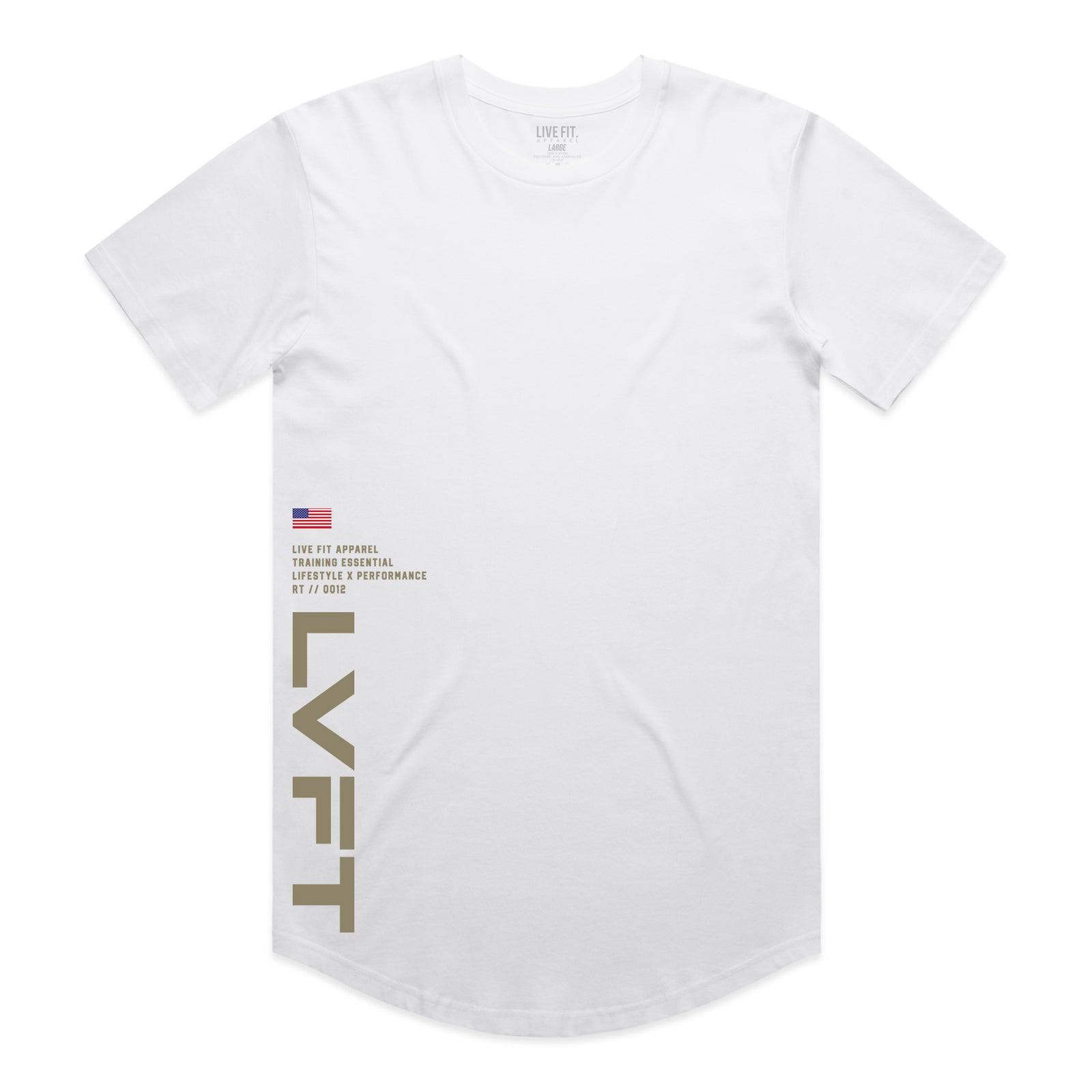 Legacy Scallop Tee - White