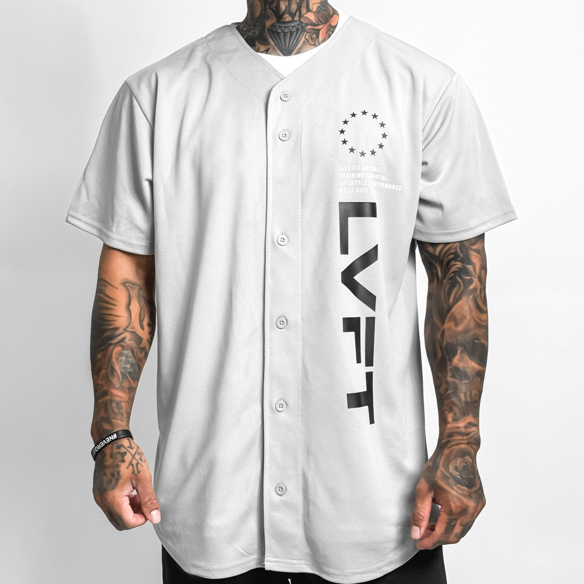 Legacy Baseball Jersey - Grey