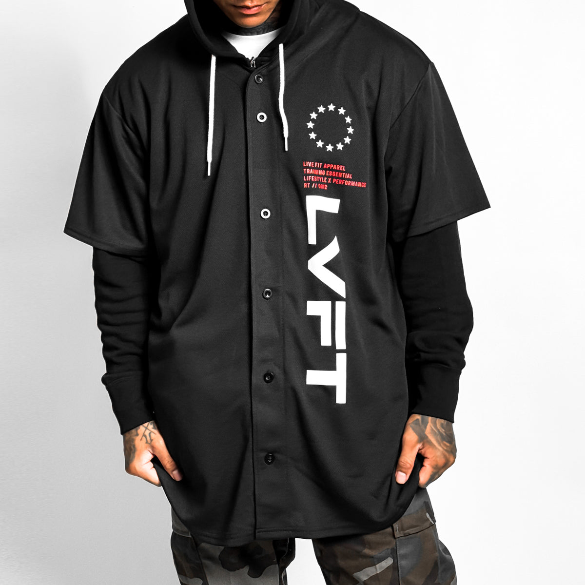 Legacy Baseball Jersey - Black