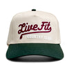 Letterman 5 Panel - Beige / Forest / Burgundy