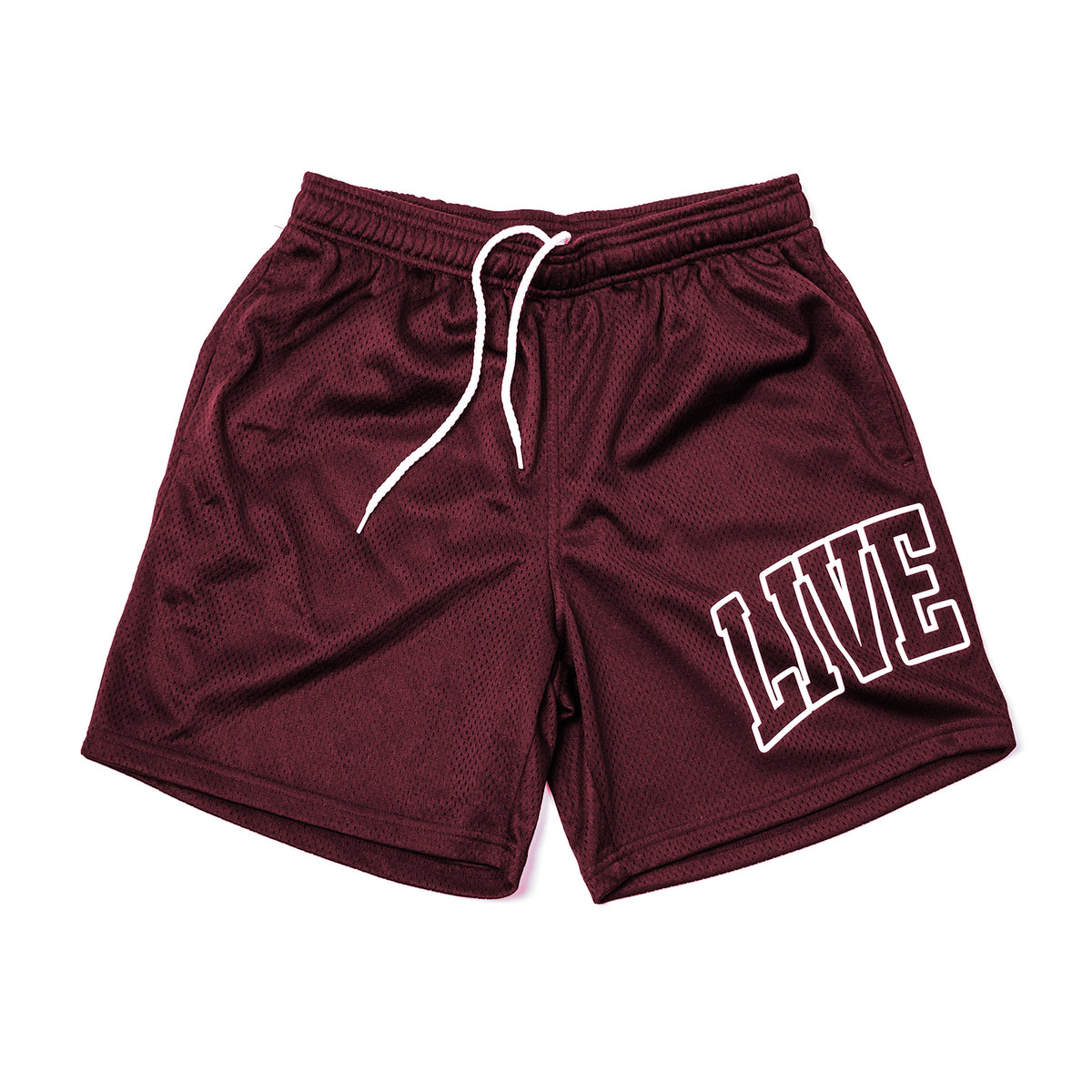 Letterman Contender Shorts - Burgundy