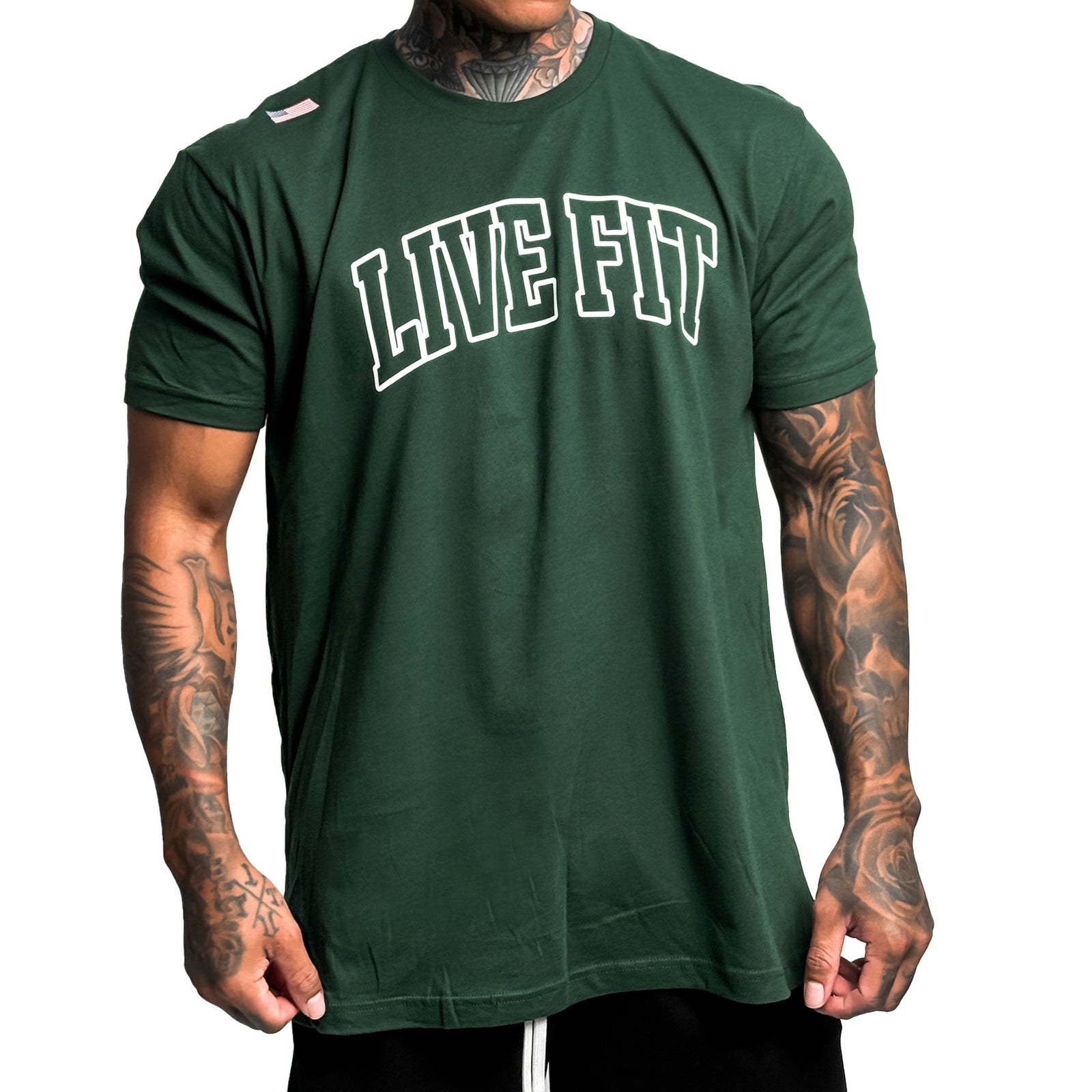 Letterman Tee - Forest