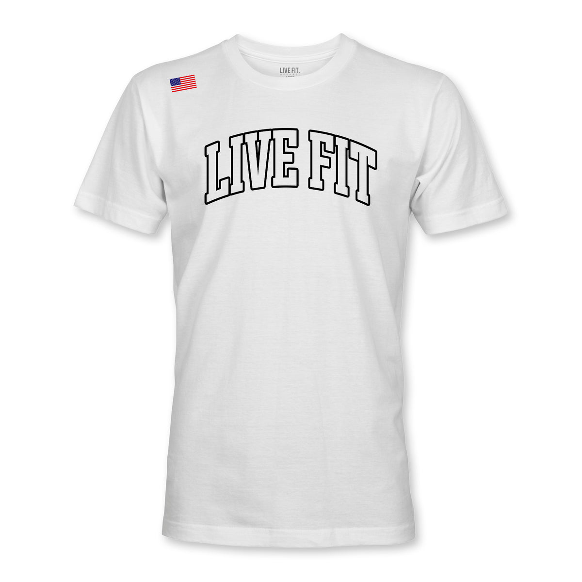 Letterman Tee - White