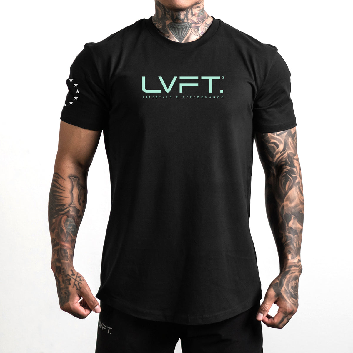 Lifestyle Scallop Tee - Black Mint