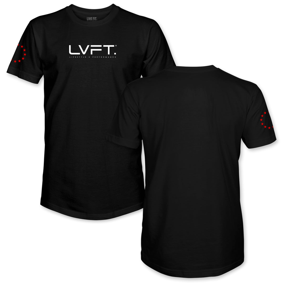 Lifestyle Scallop Tee - Black
