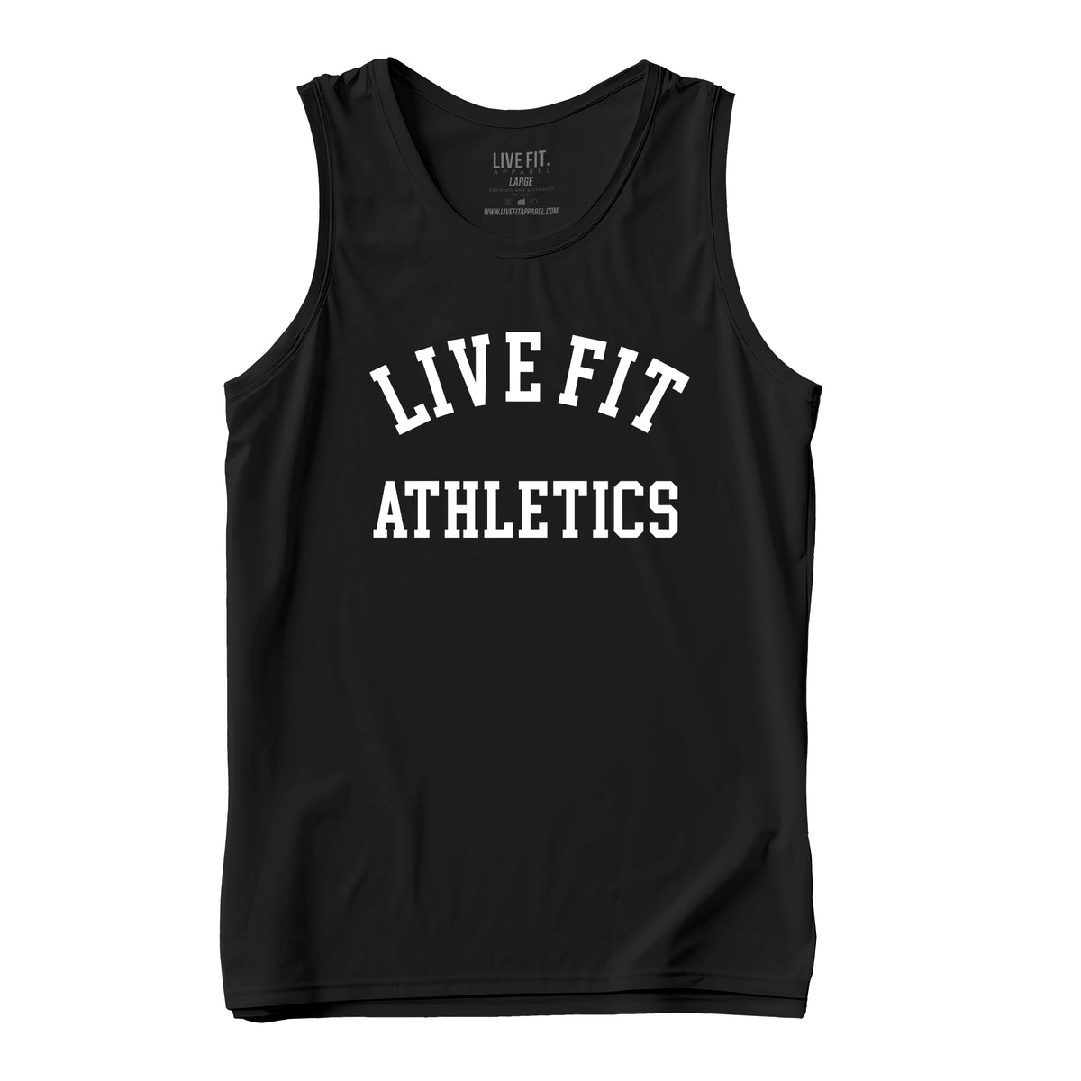 Live Fit Athletics Classic Tank - Black