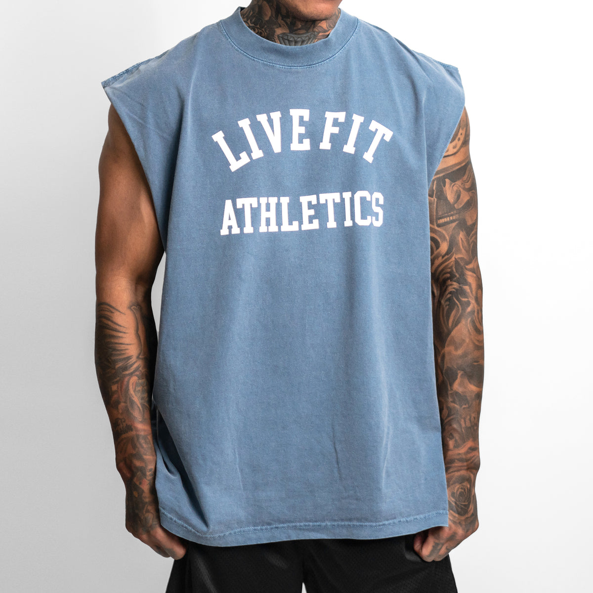 Live Fit Athletics Muscle Tank - Denim