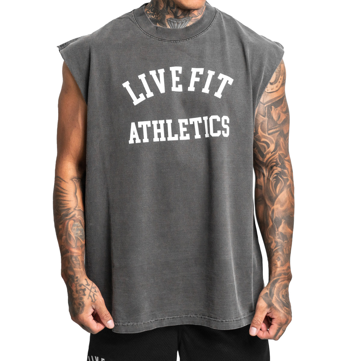 Live Fit Athletics Muscle Tank - Shadow