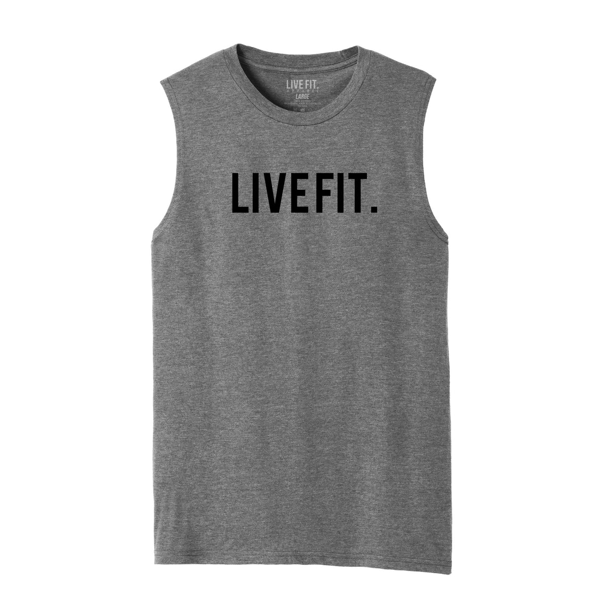Live Fit Base Tank - Grey Frost