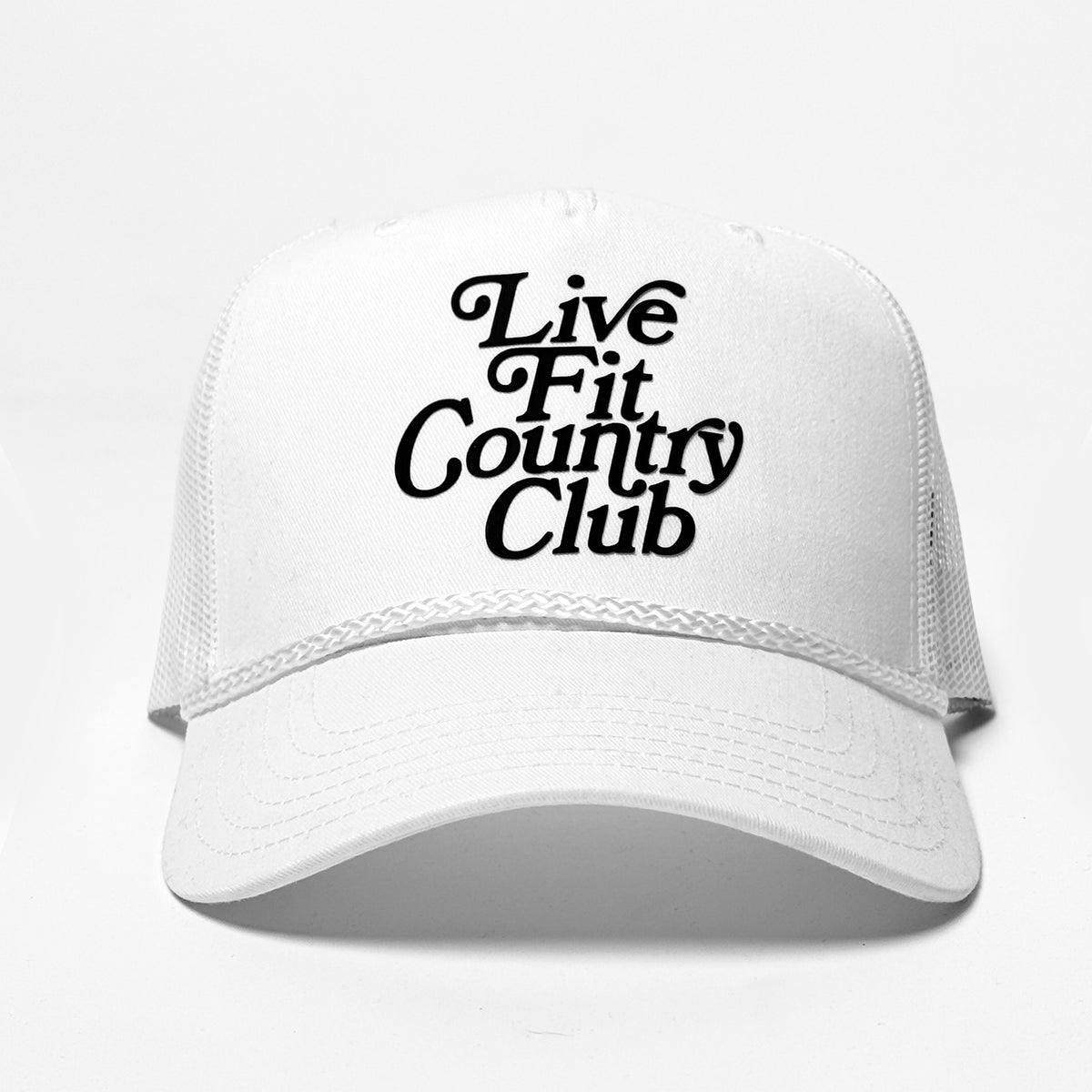 Live Fit. Country Club Trucker - White