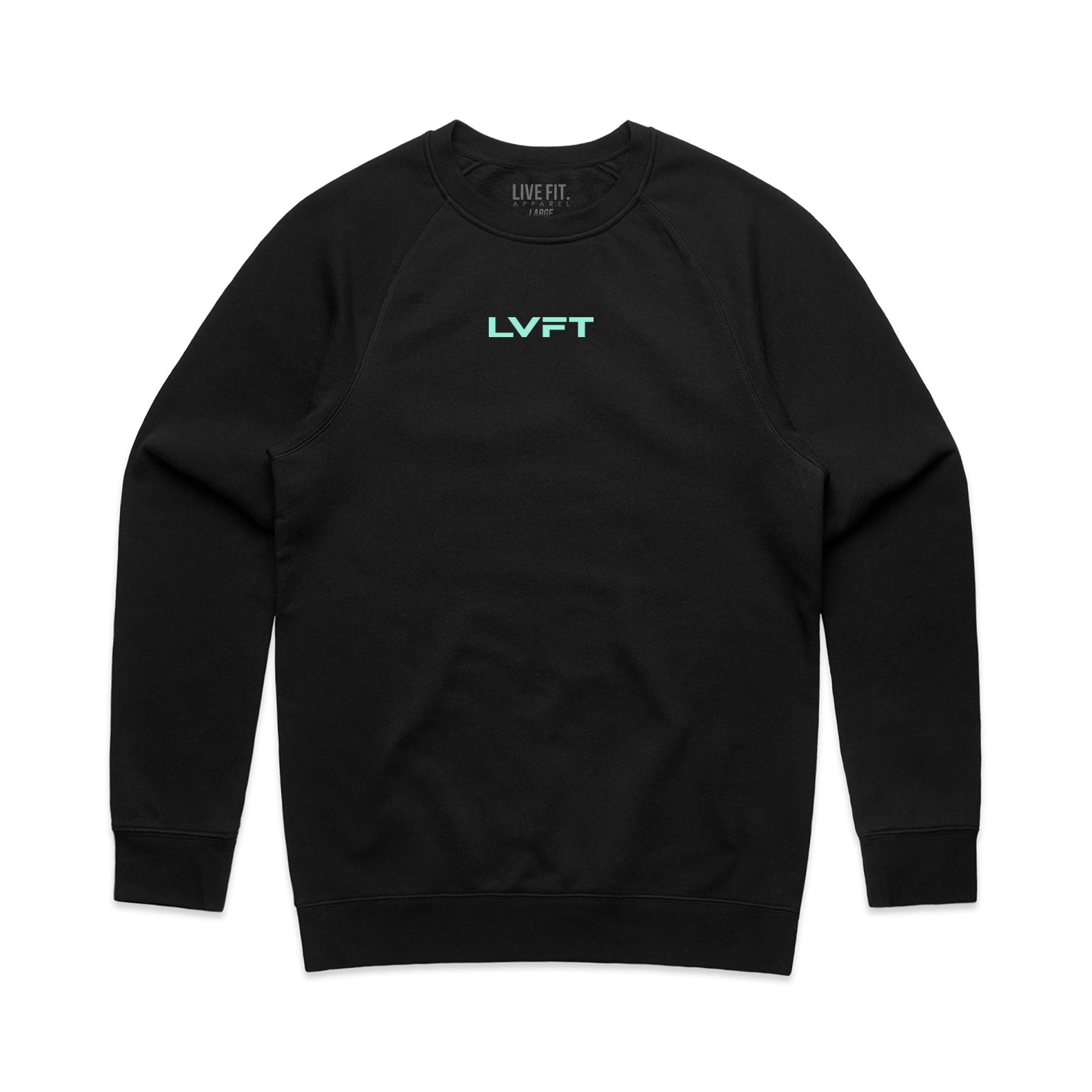 Logo Crewneck Sweater - Black Mint