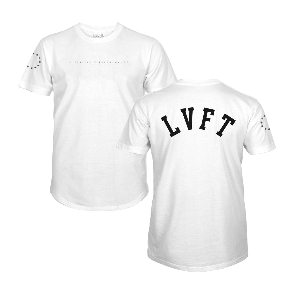 LxP Varsity Scallop Tee - White