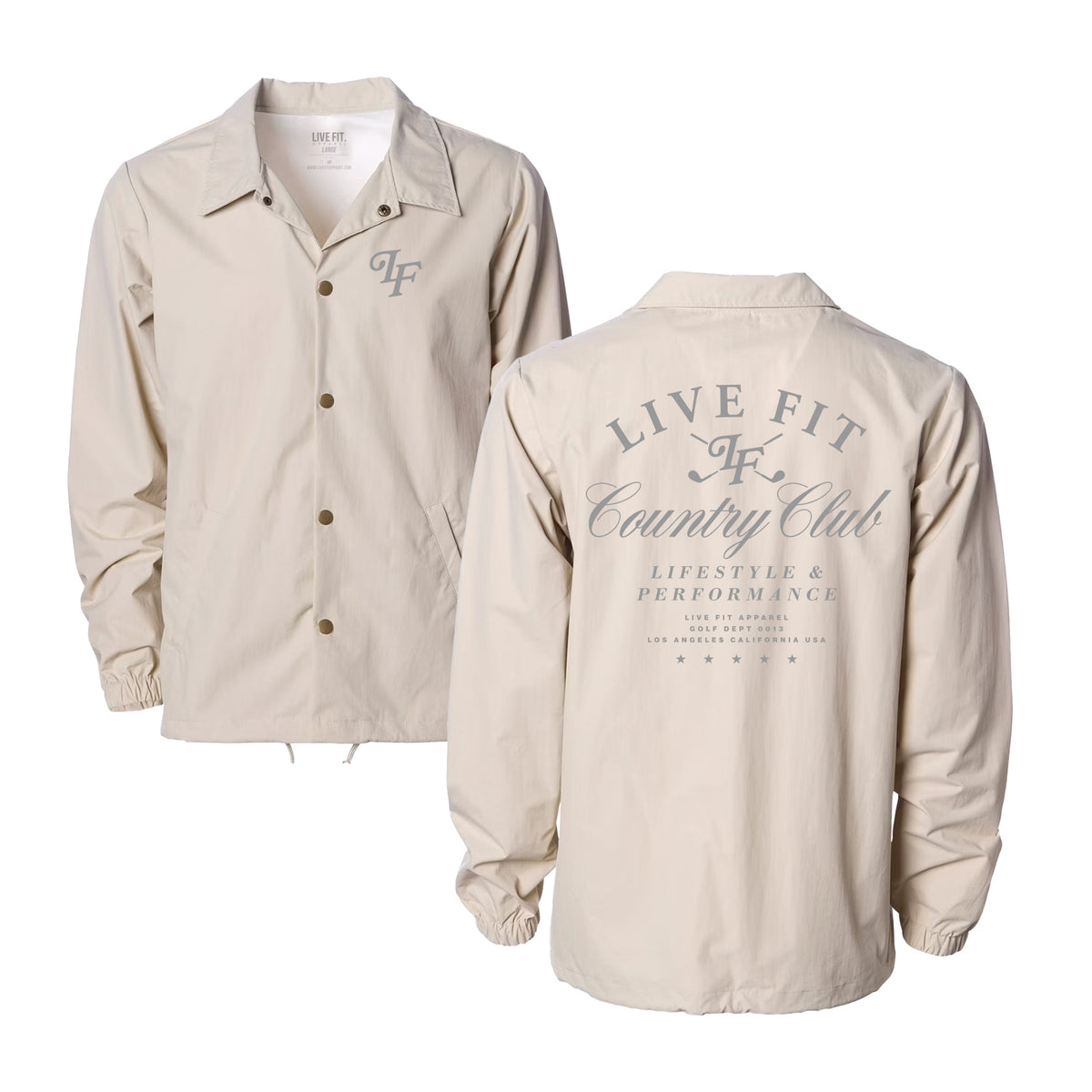Members Only Coach Jacket - Classic Khaki