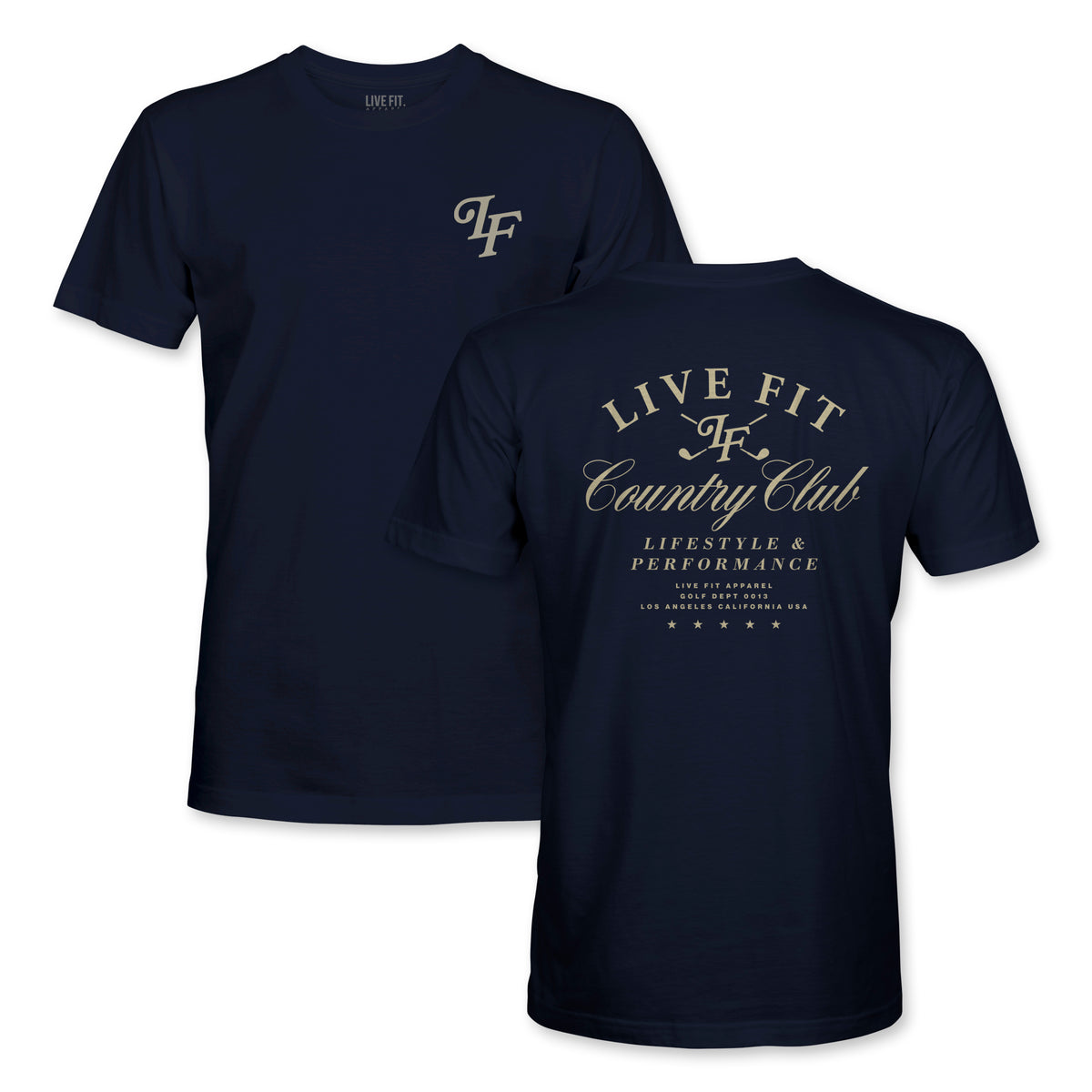 Members Tee - Navy / Khaki