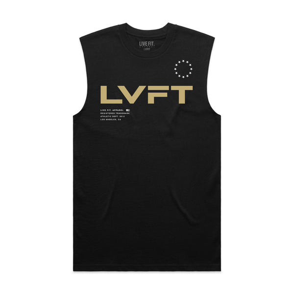 Freedom Muscle Tank Black Live Fit. Apparel