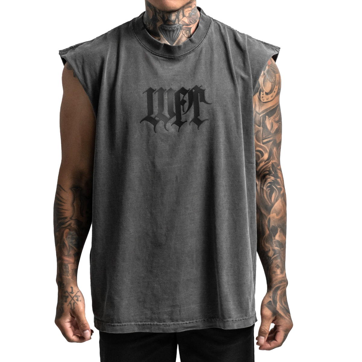 Mystik Blackout Muscle Tank - Concrete