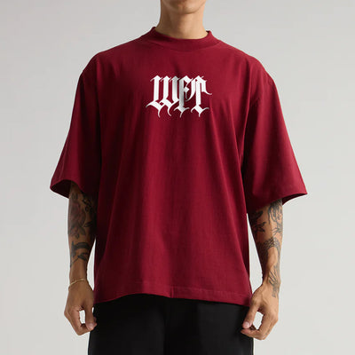 Mystik Pump Tee - Deep Burgundy