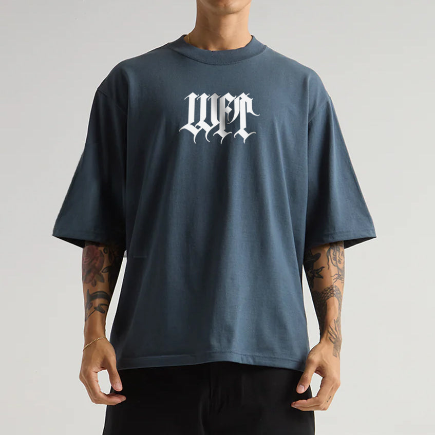 Mystik Pump Tee - Slate Blue