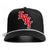 Nautical Cap - Black / Red