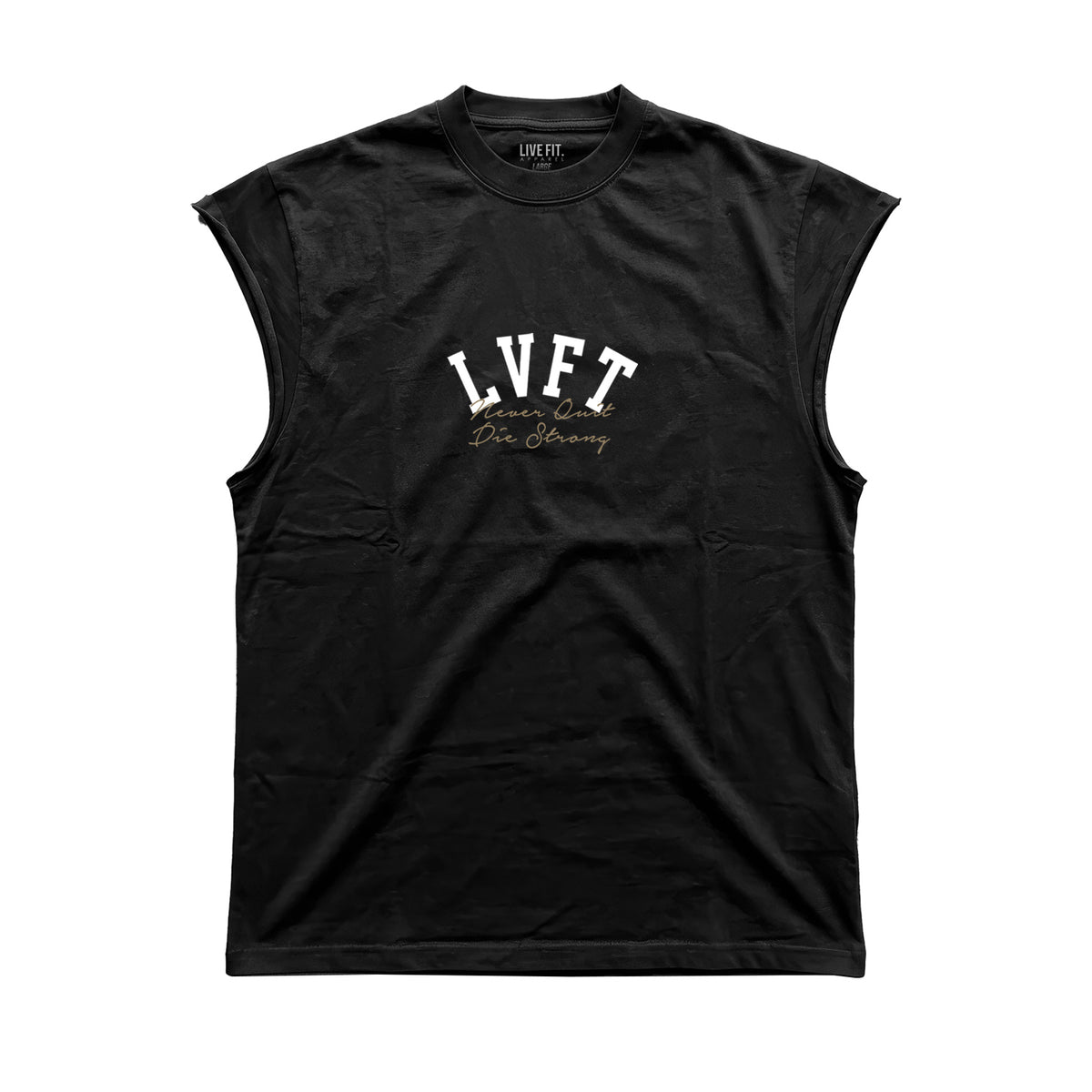 Die Strong Half Sleeve Tee - Black
