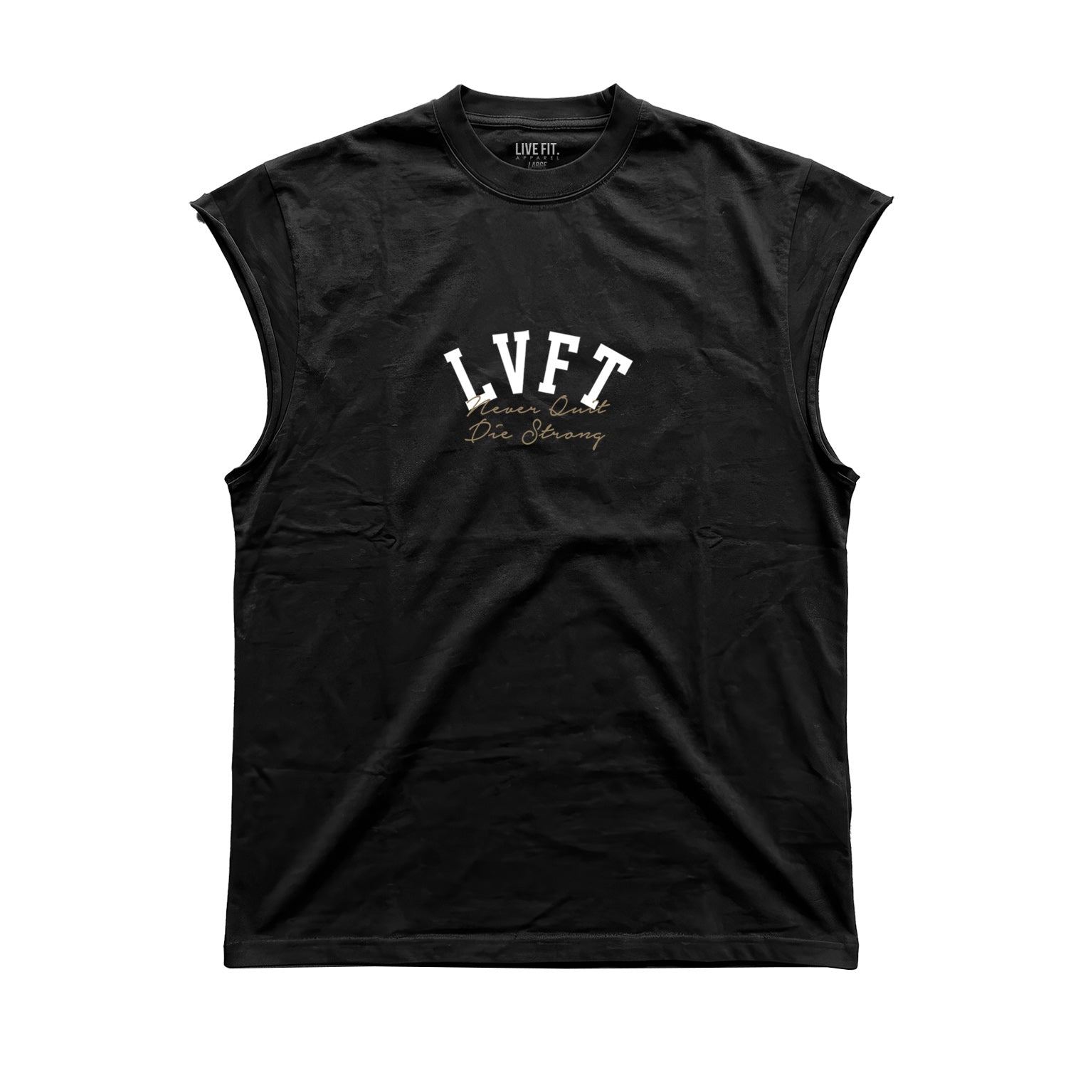 Die Strong Half Sleeve Tee - Black