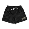 Never Quit x Die Strong Running Shorts - Black