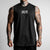 Offset Muscle Tank - Black