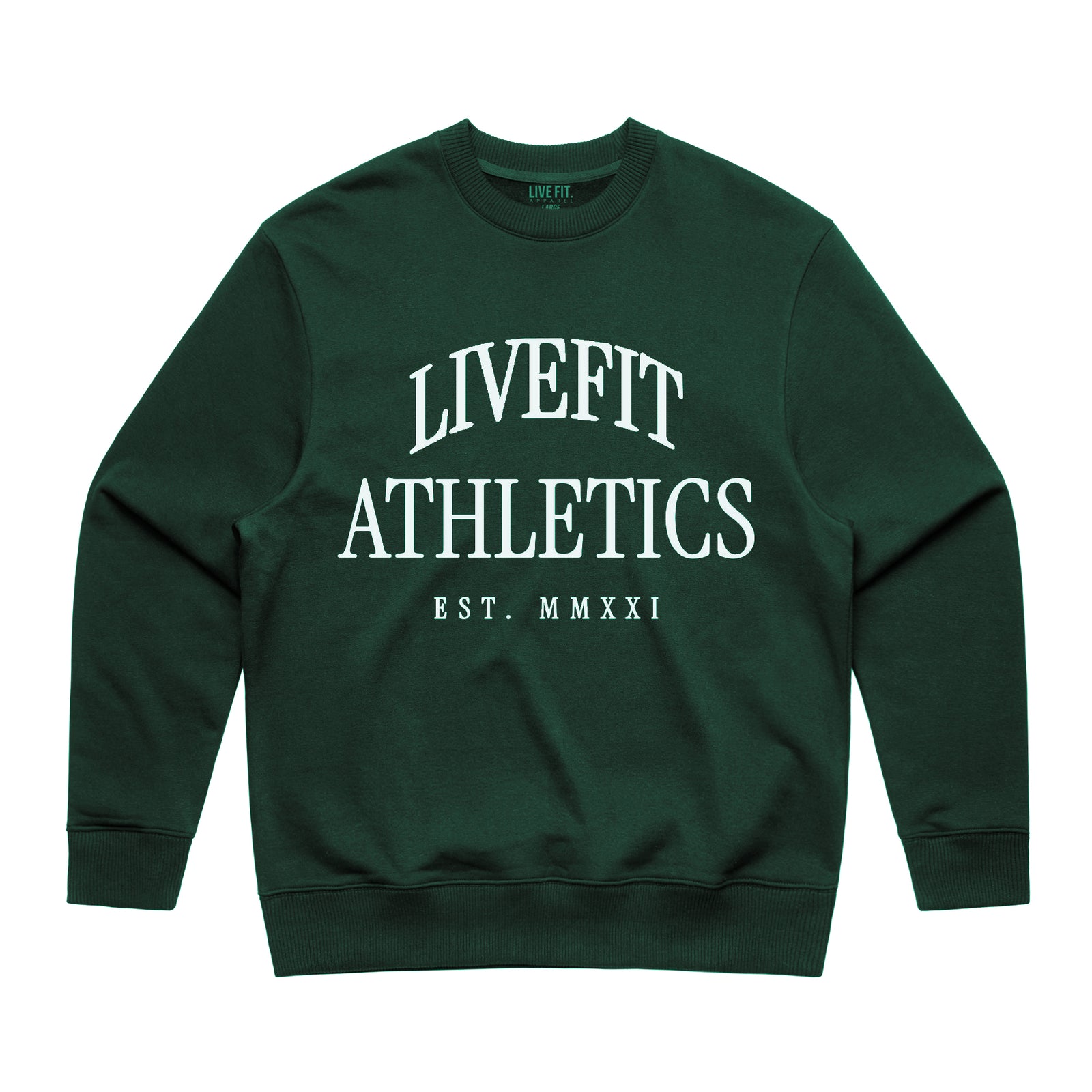 Oxford Crewneck Sweater - Green