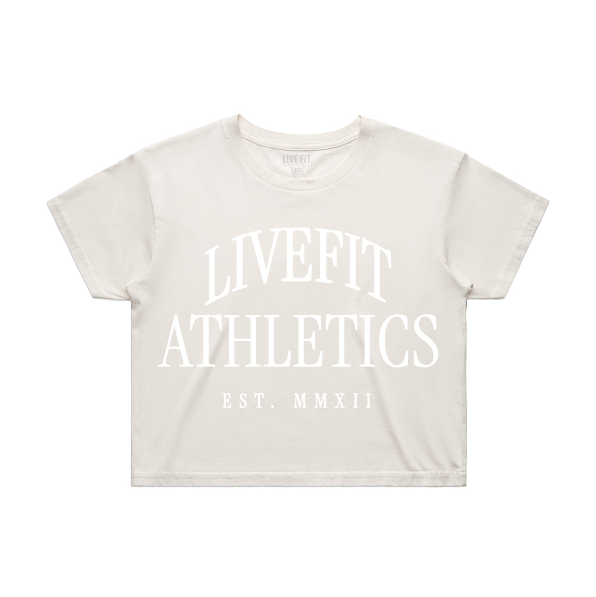 Oxford Crop Tee - Bone