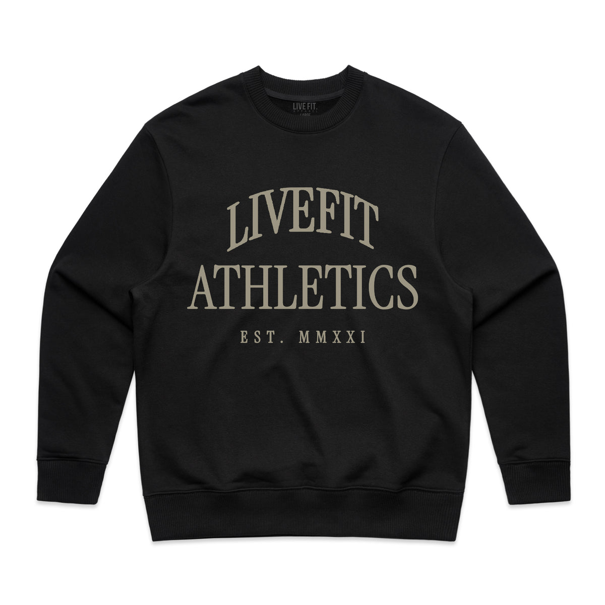 Oxford Crewneck Sweater - Black