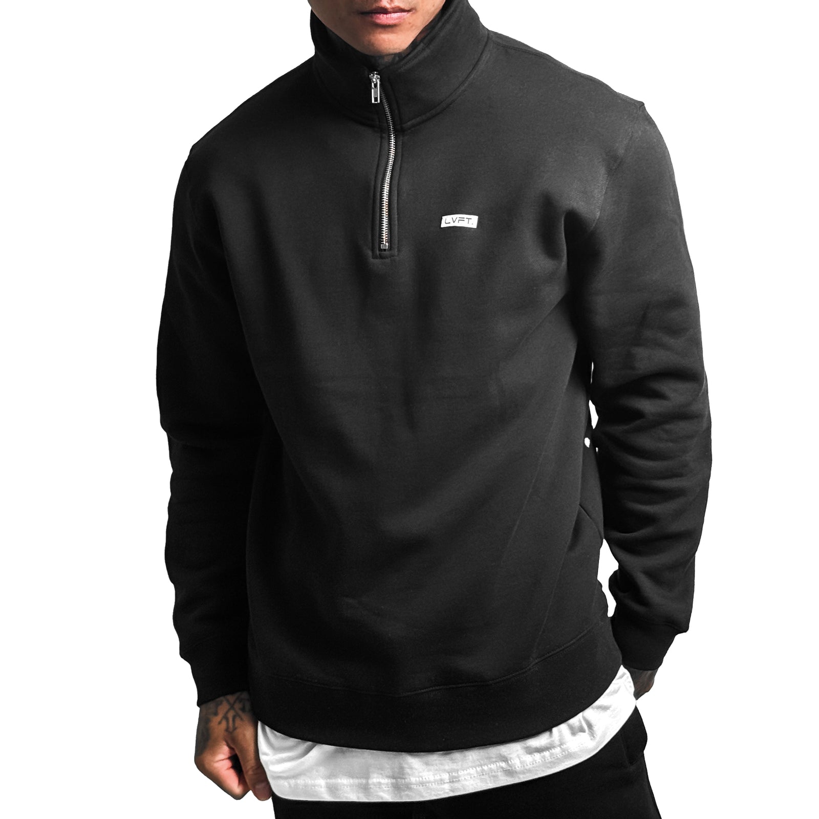 Urban Ease Quarter Zip - Black